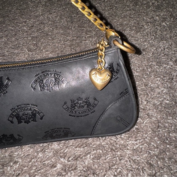 Black Juicy Couture VINTAGE Y2K Chain Shoulder Bag - Picture 5 of 12